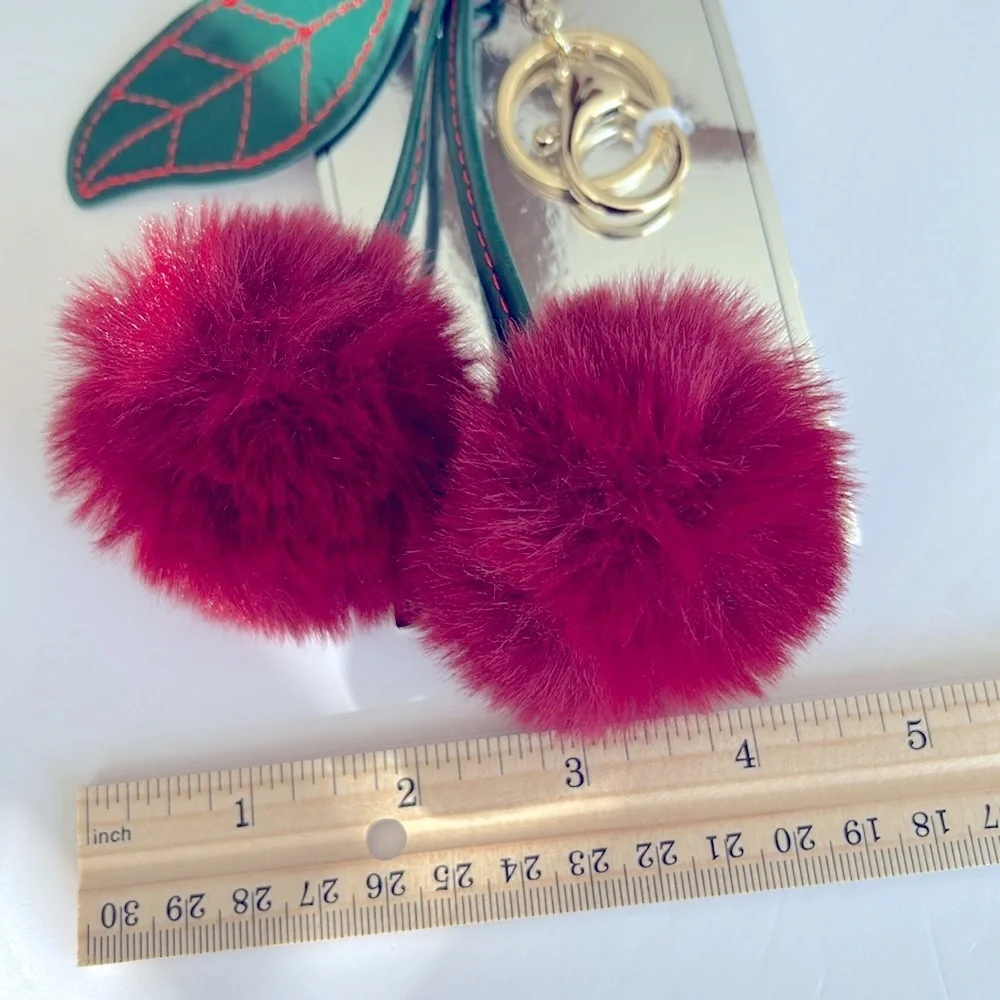 Madden Girl Red Cherry Bag Charm/key ring